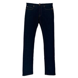 Versace Taylor-Fit Jeans in Black Cotton